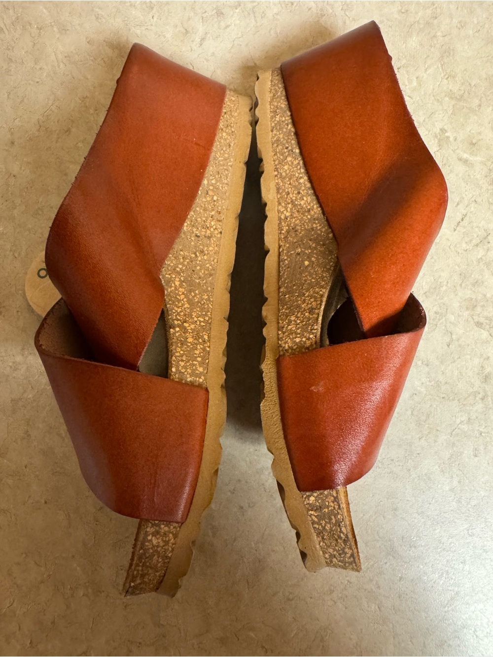 NWT Yokono Genuine Leather Criss-Cross Slide Sandals Size 8 Made in Spain - Picture 2 of 4